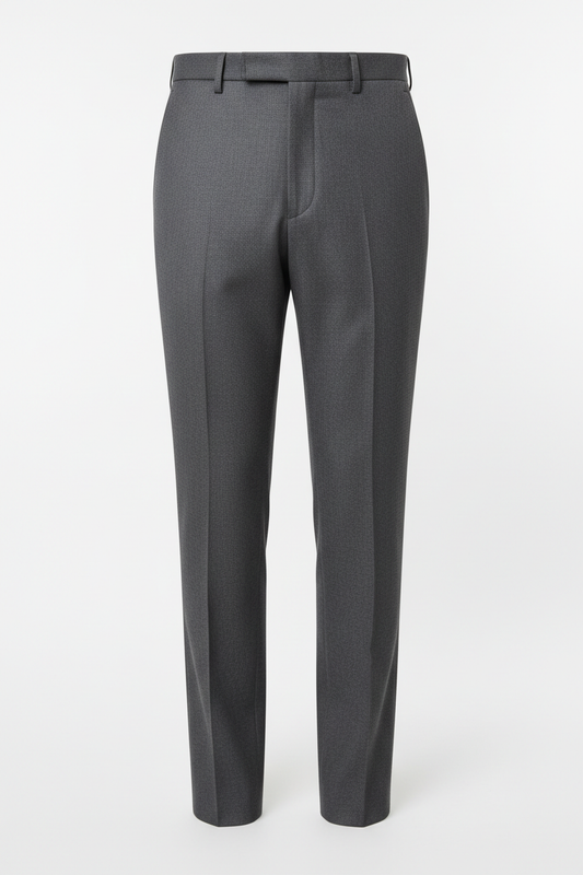 Formal Trousers in Midnight Blue - Front View