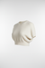 Crop Top in Soft White - 45 Degree Angle